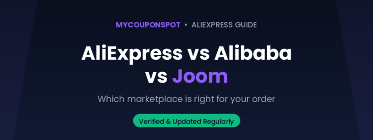 AliExpress vs Alibaba vs Joom marketplace comparison